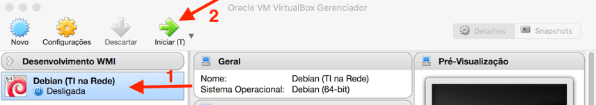 Iniciando a instalação do Debian